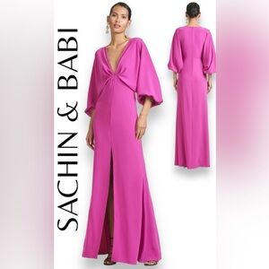 Sachin and Babi Gabby gown
